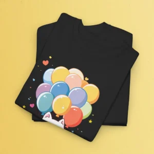 Kawaii Balloon Cat T-Shirt