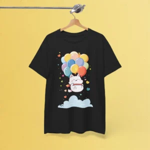 Kawaii Balloon Cat T-Shirt
